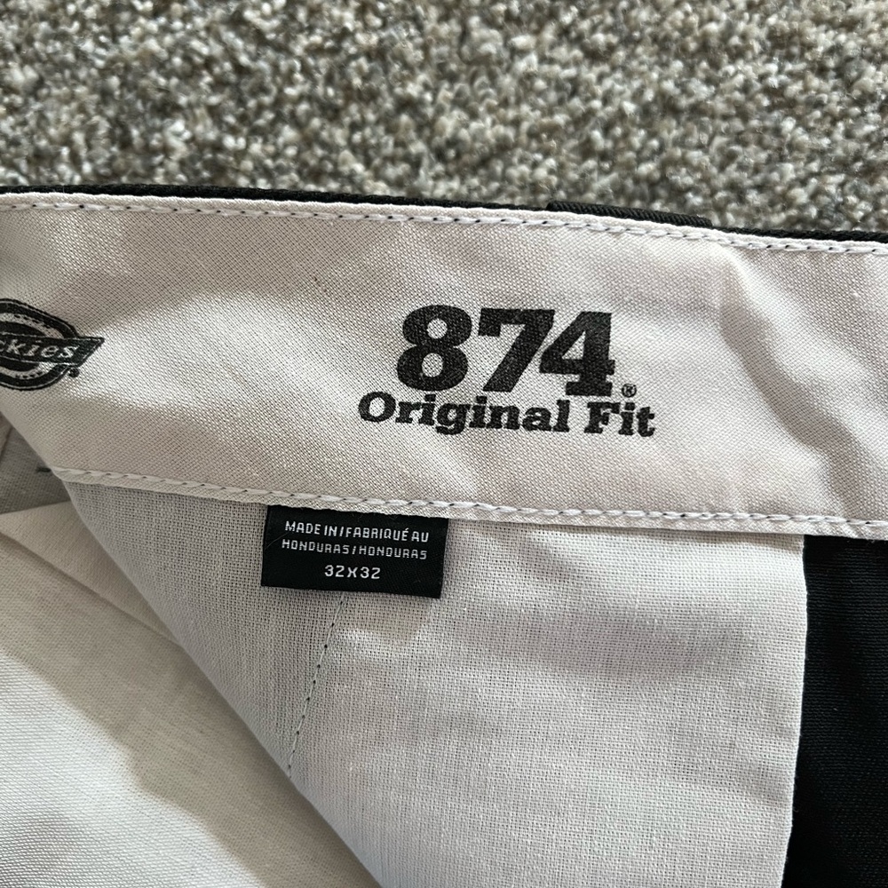 Dickies Men's Original 874 Work Pants (Navy Blue) - Picture 3 of 3